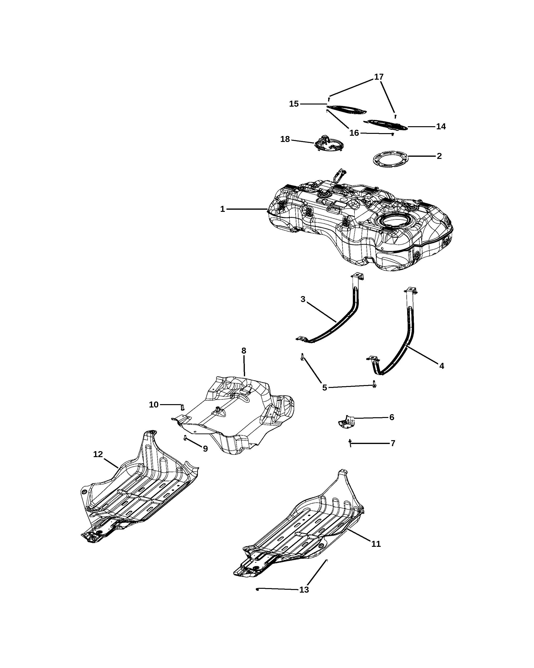 Fuel tank diagram