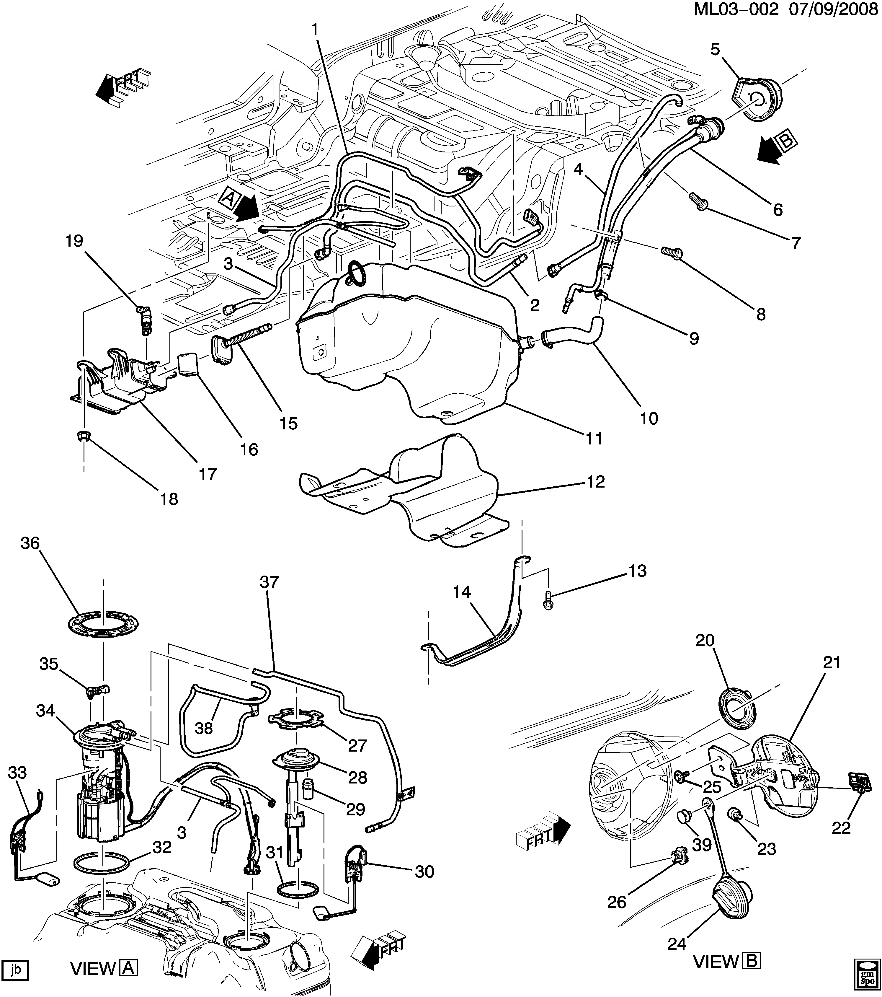 Fuel tank diagram