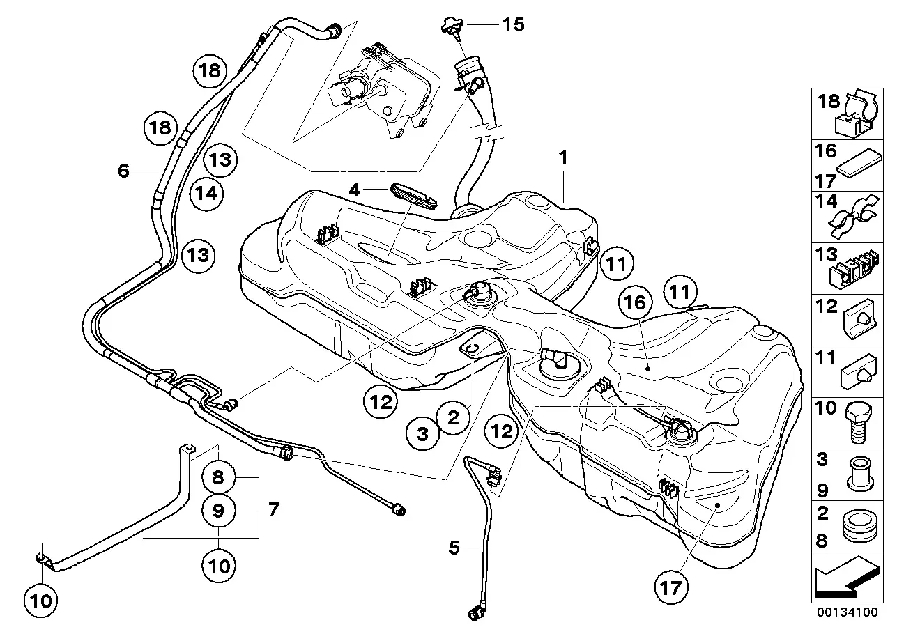 Fuel tank diagram