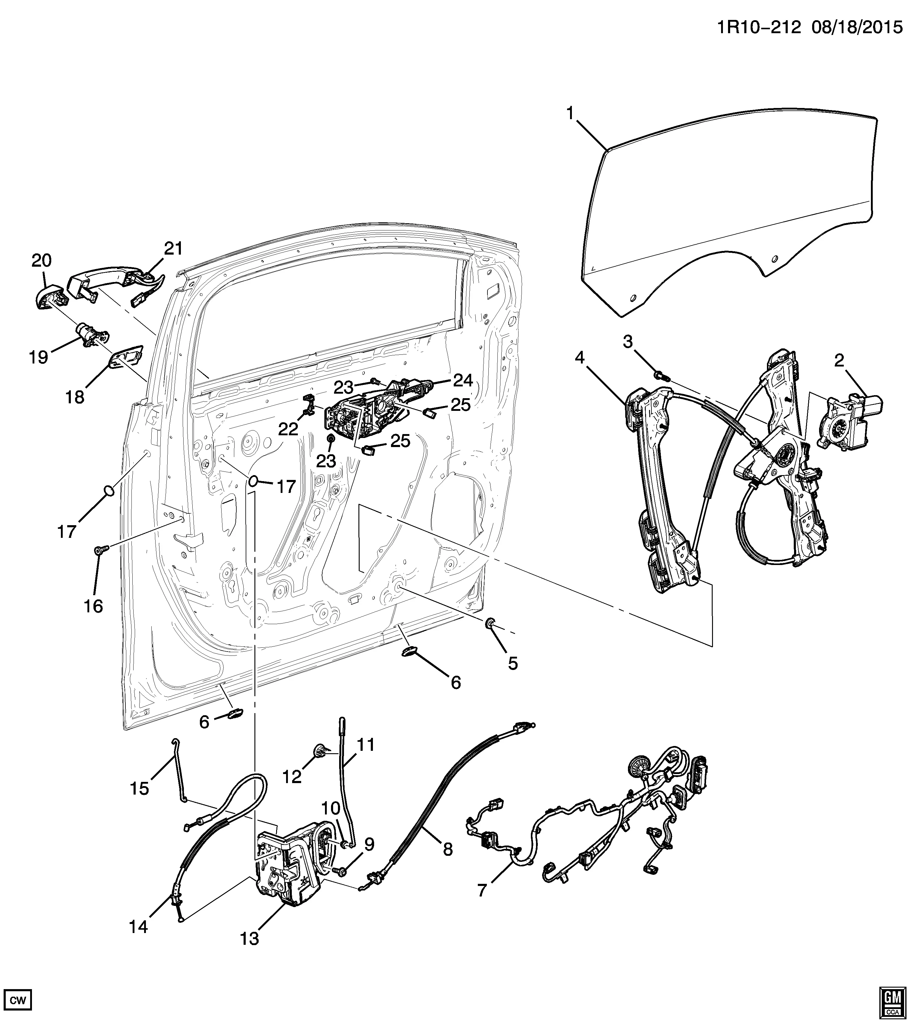 Front Door Hardware, Part 2 diagram