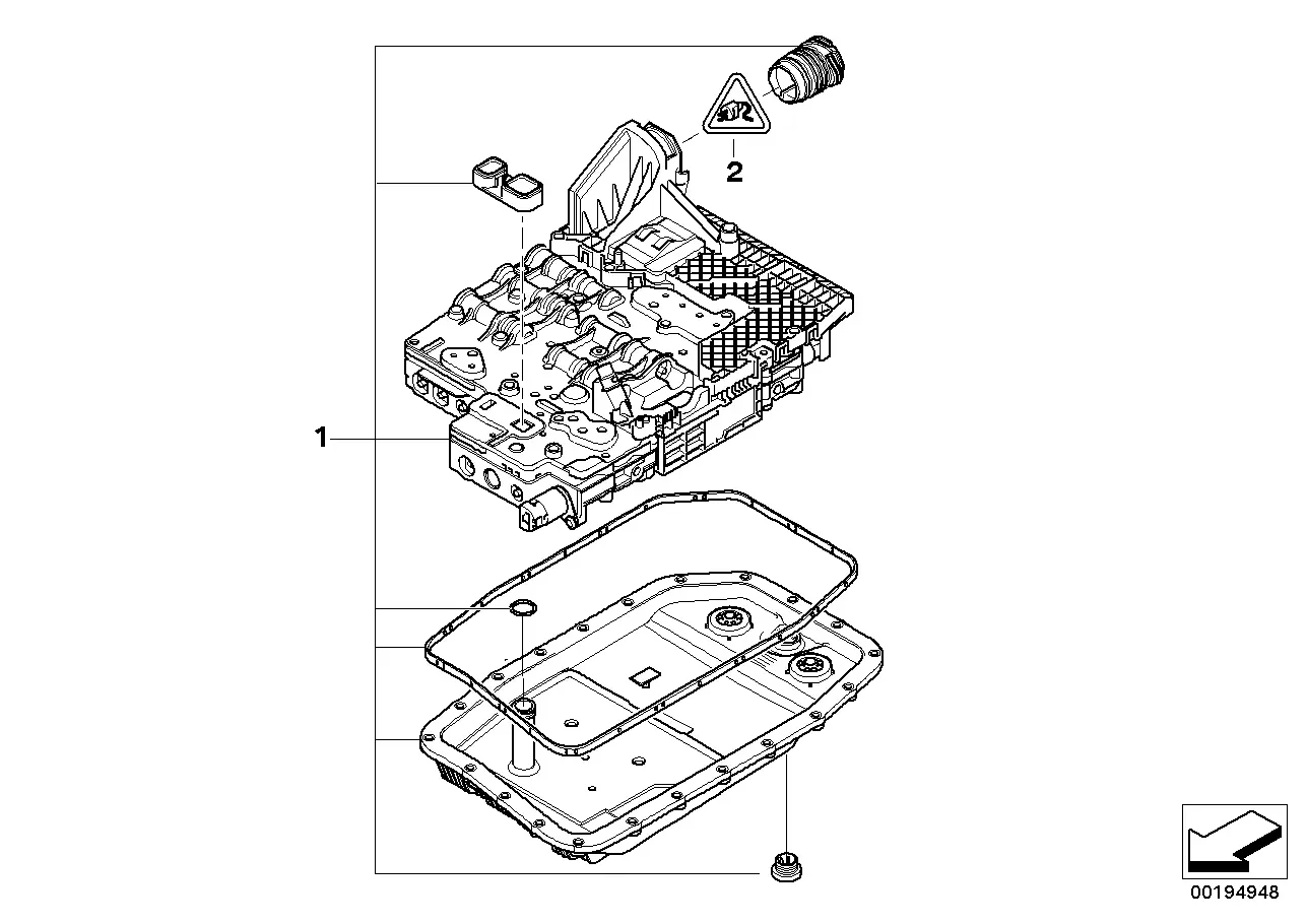 Transmission mechatronics diagram