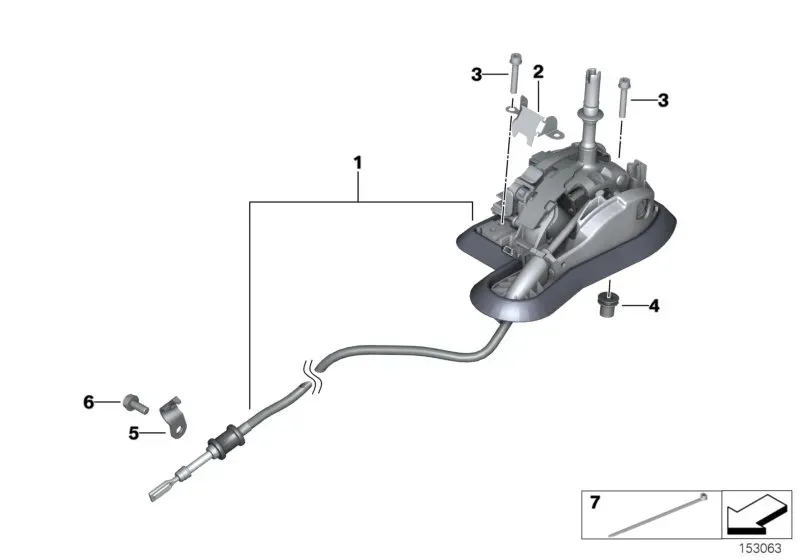 Gear shift mechanism diagram