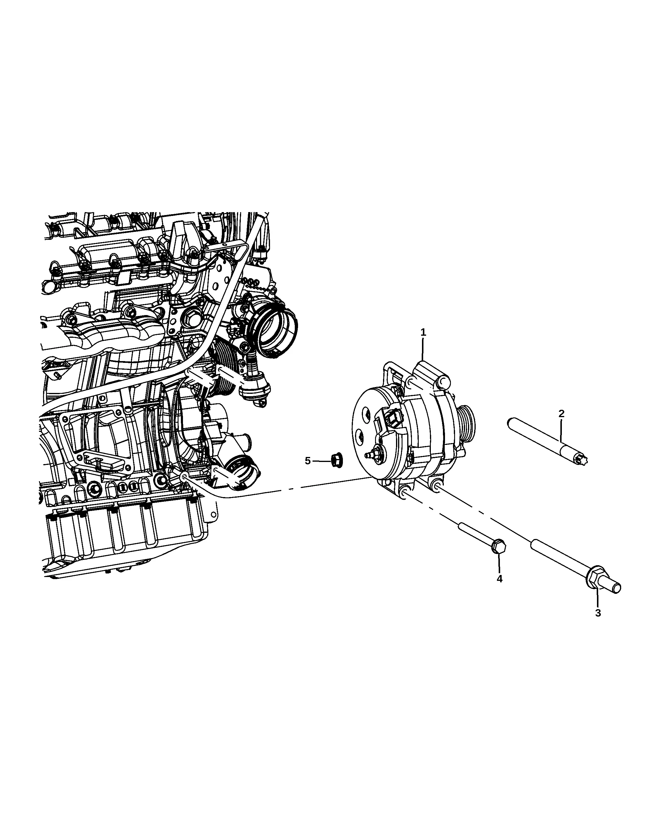 Alternator (3.0L Diesel) diagram