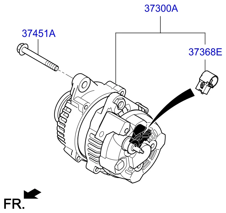 Alternator Assembly diagram