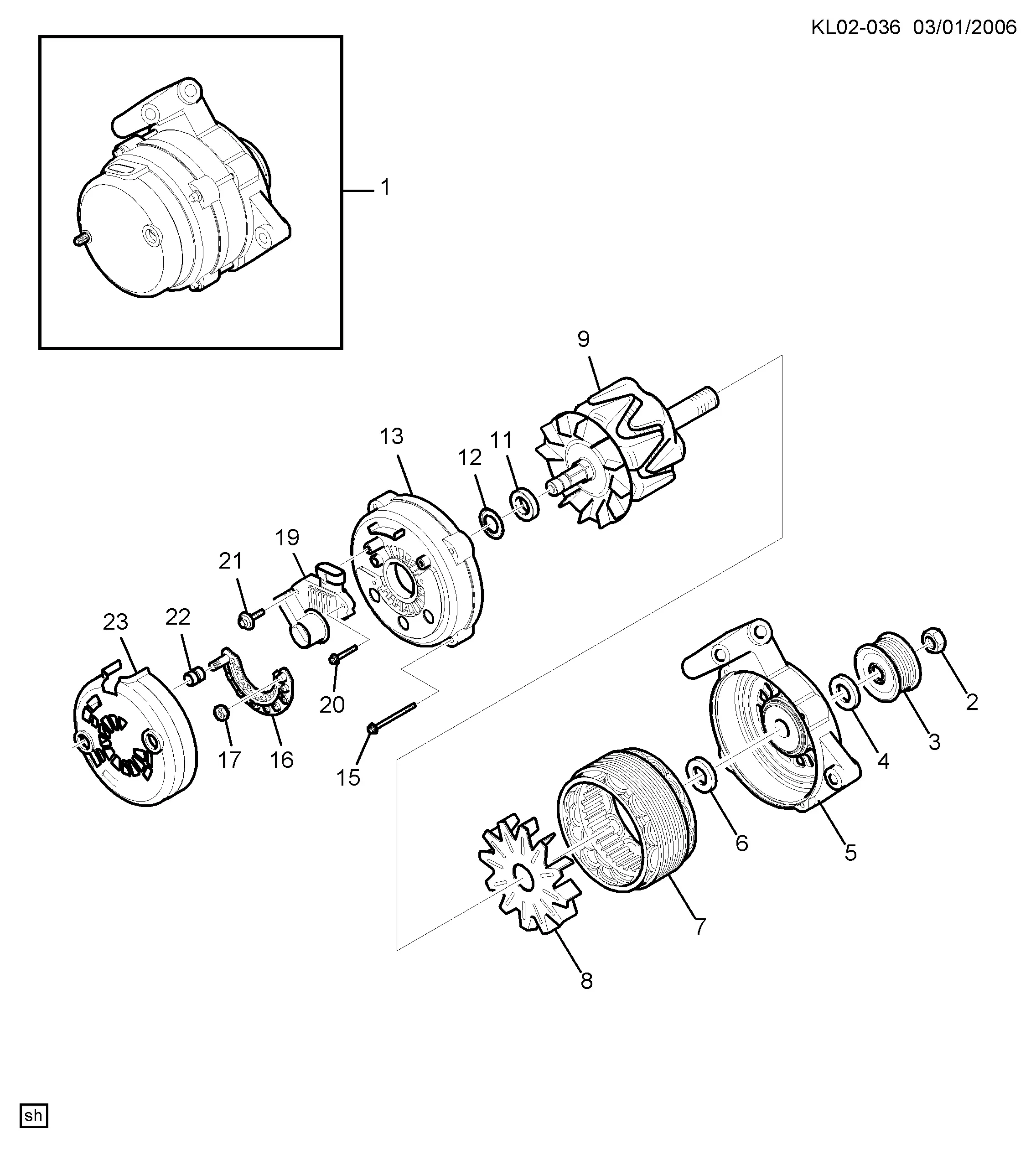 Alternator diagram