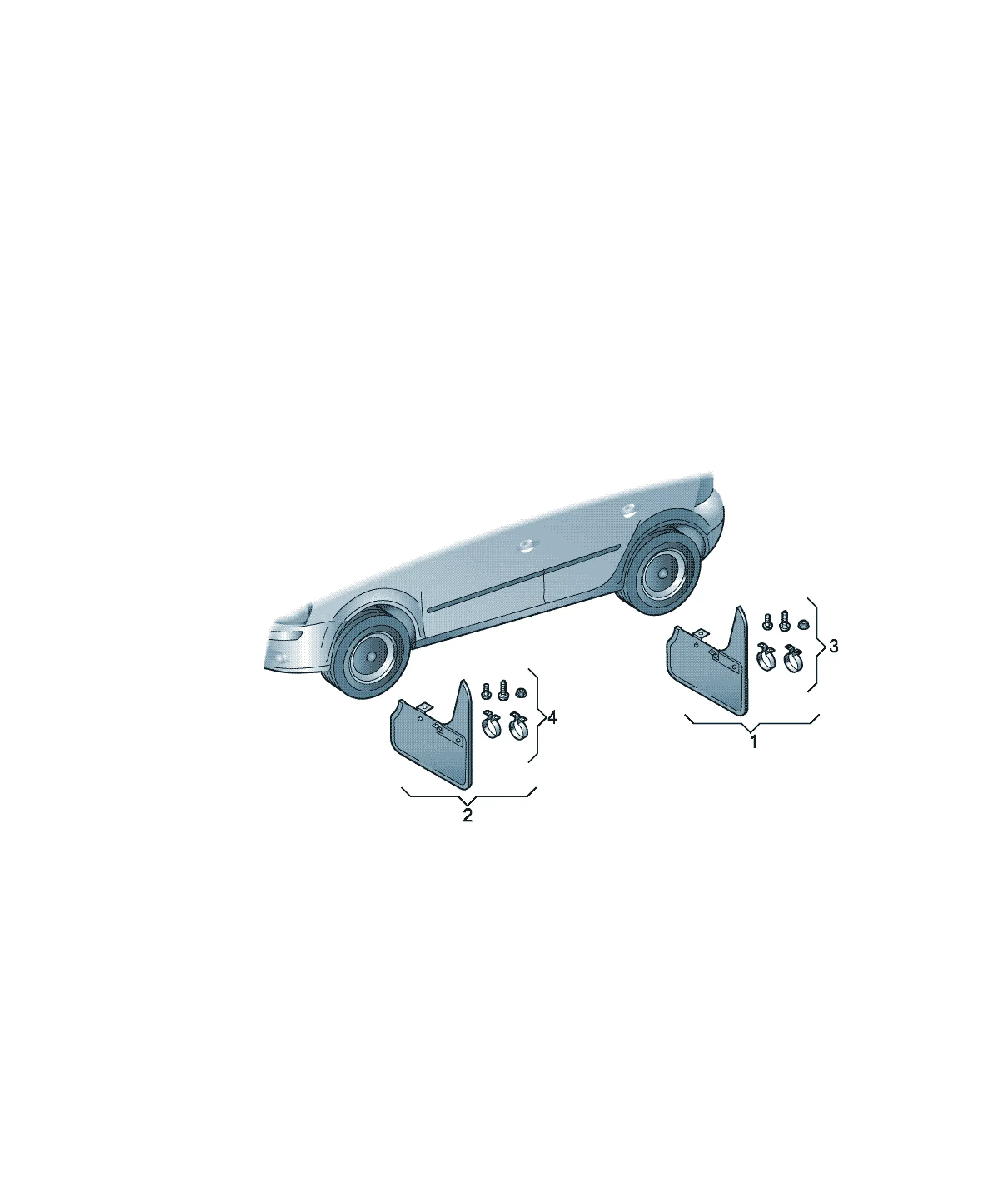 Mud flaps diagram