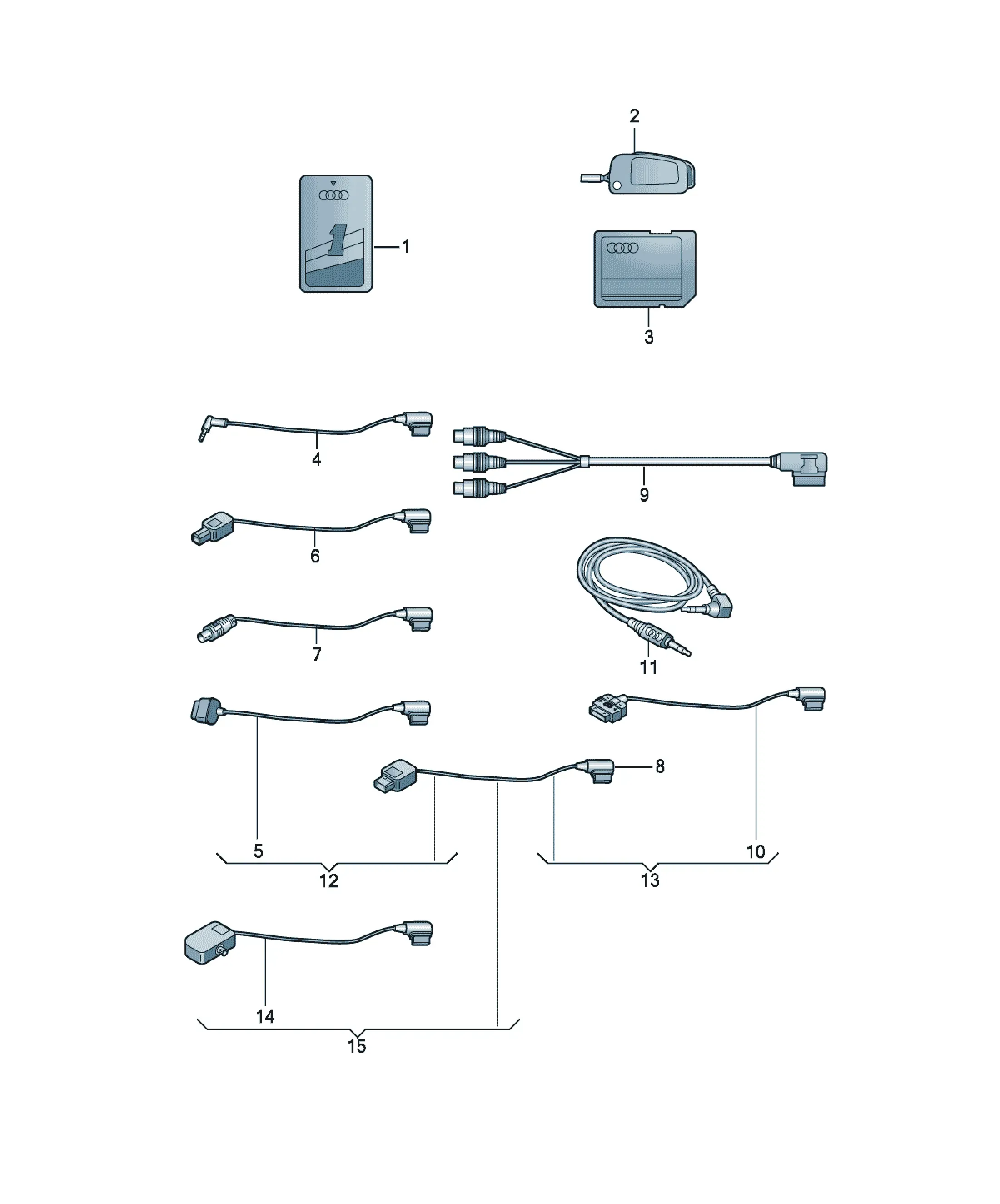 Multimedia accessories diagram