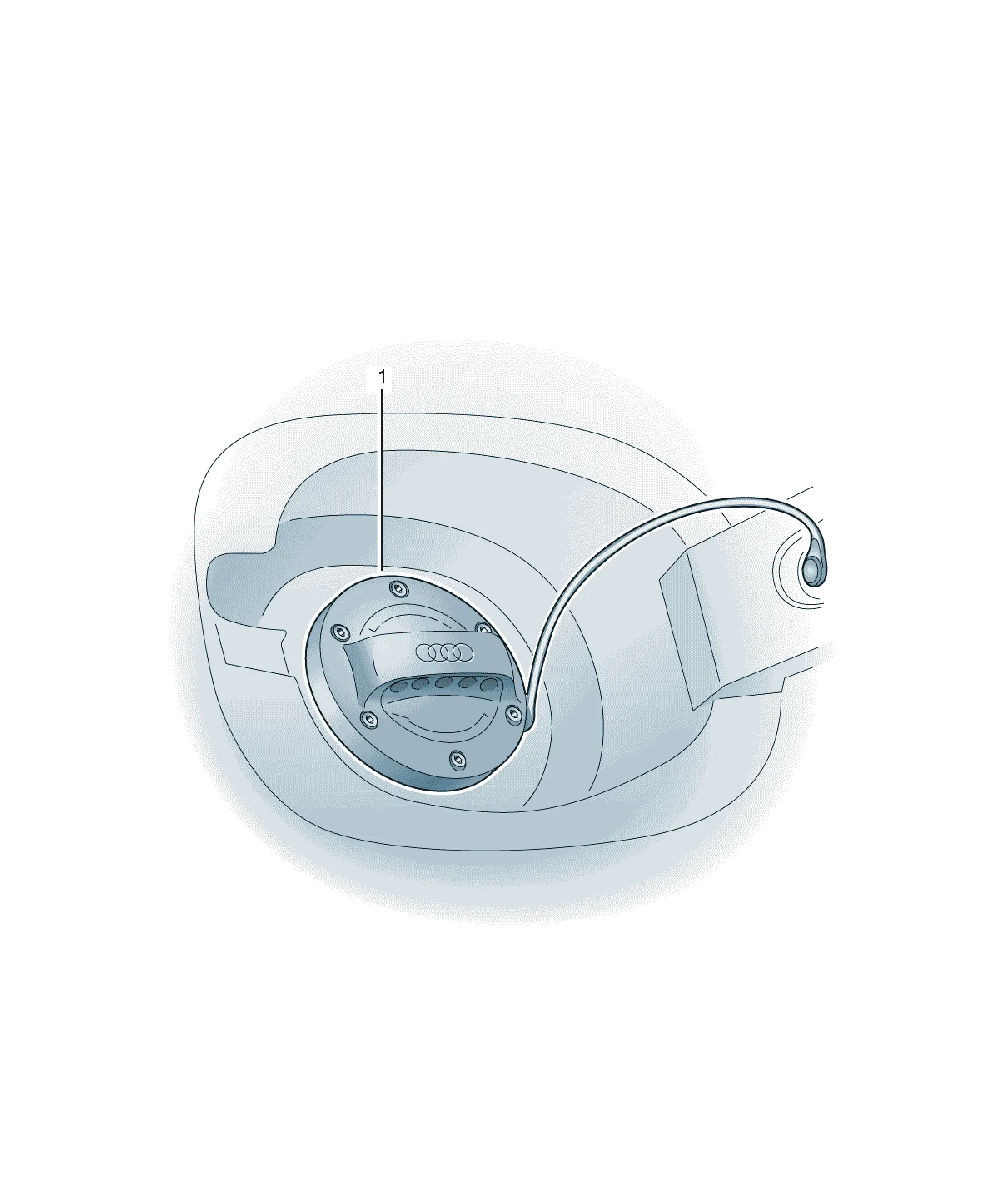Fuel tank cap diagram