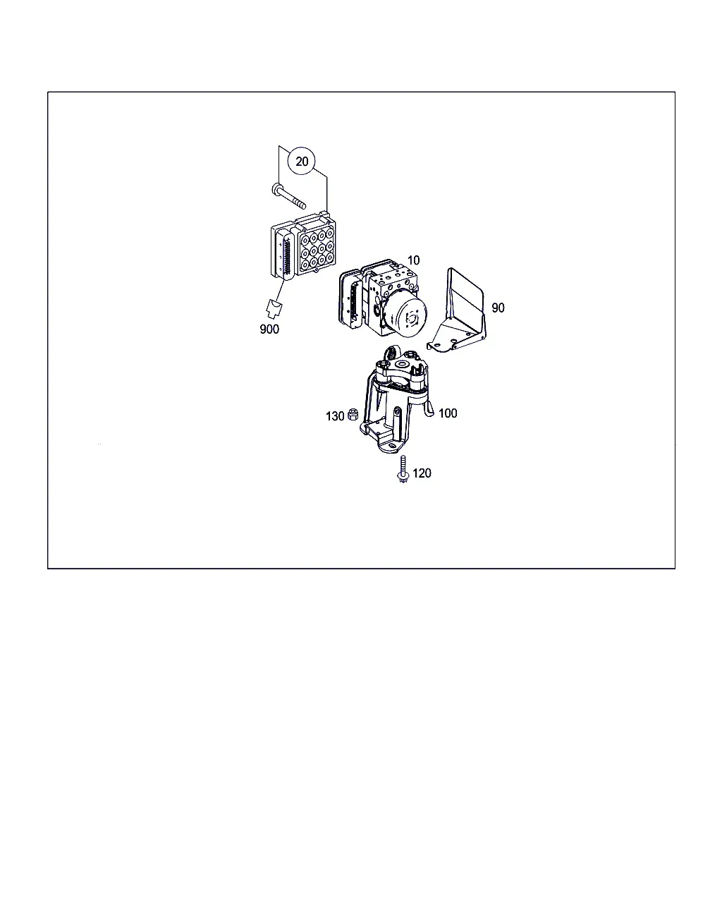 ABS Hydraulic Unit diagram