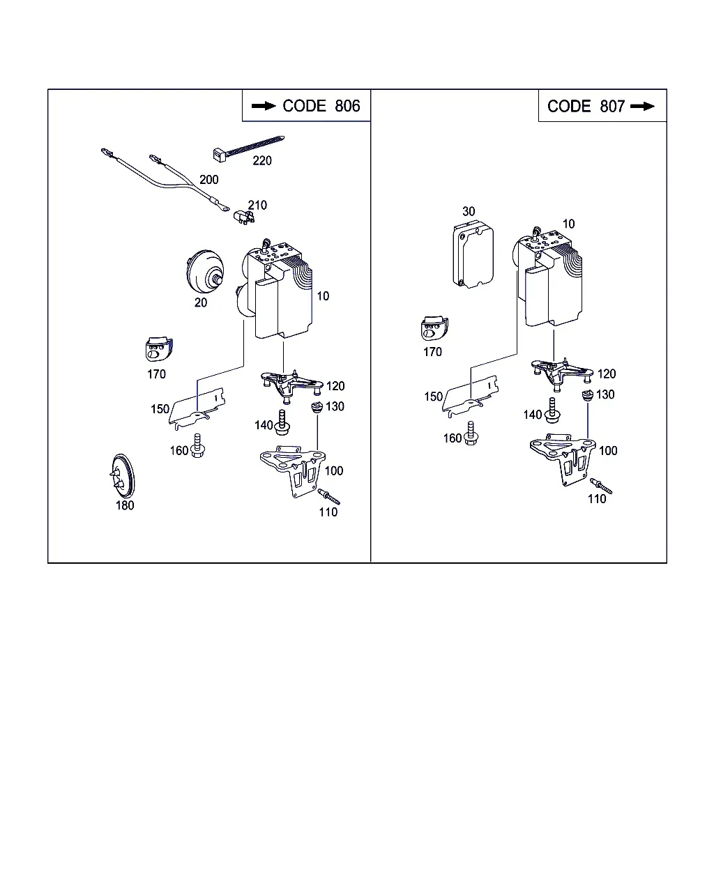 ABS hydraulic unit diagram
