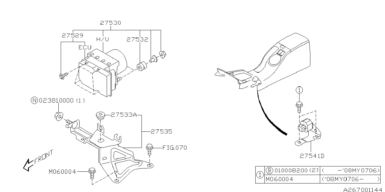 ABS Hydraulic Unit diagram