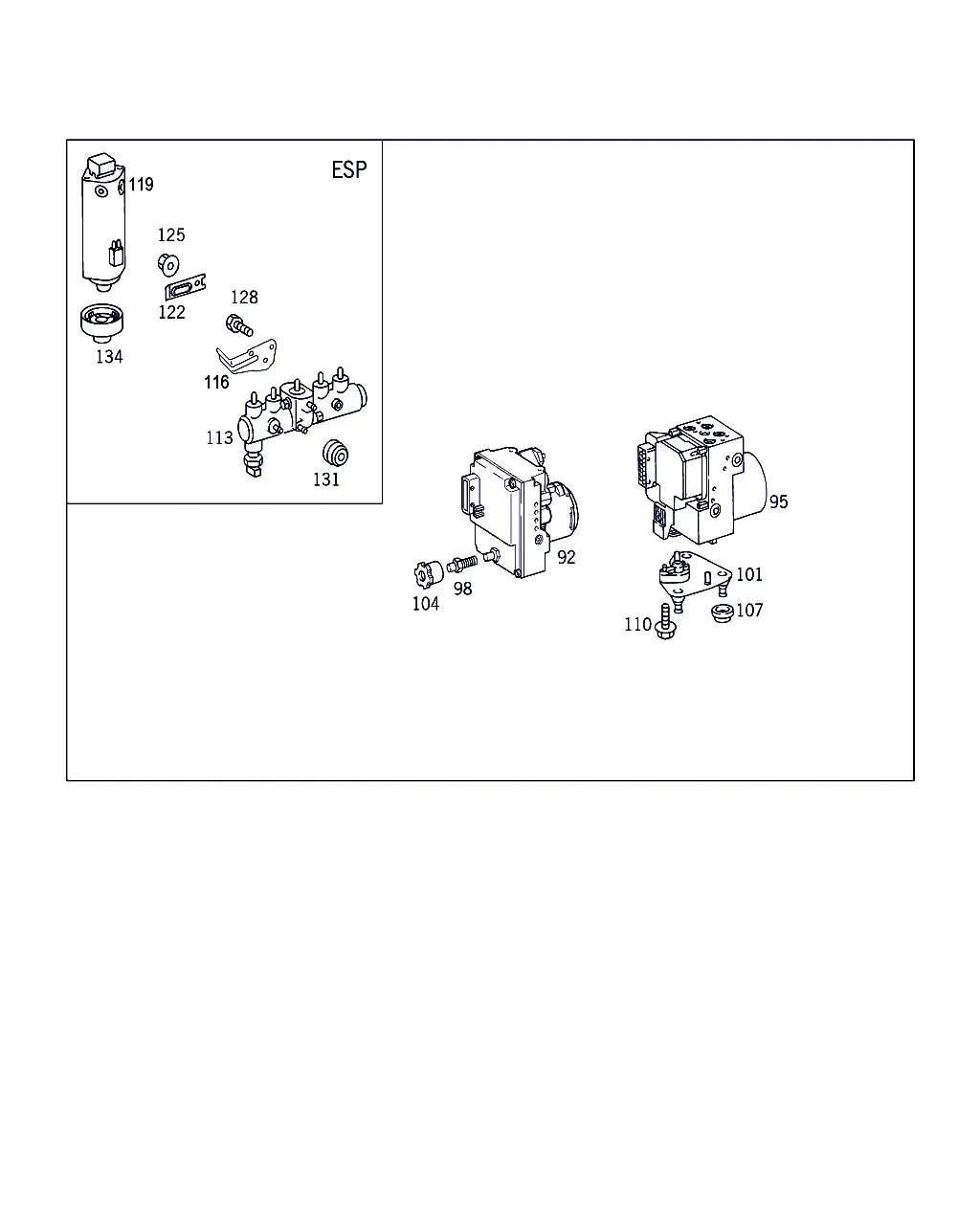 ABS Hydraulic Unit diagram