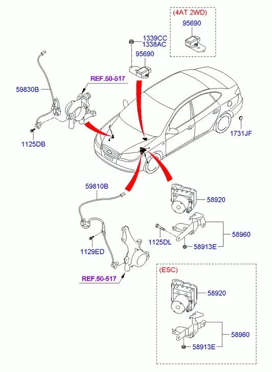 ABS Hydraulic Unit diagram