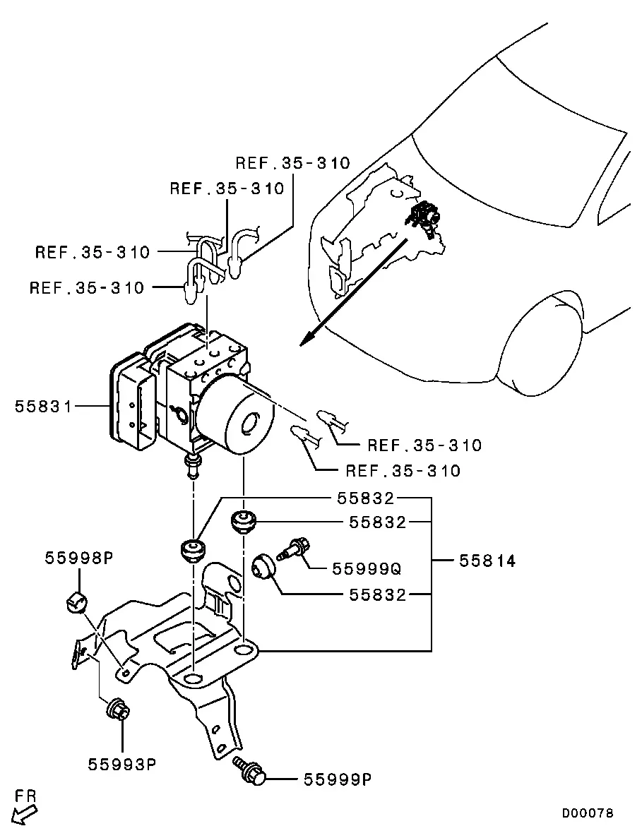 ABS Hydraulic Unit diagram