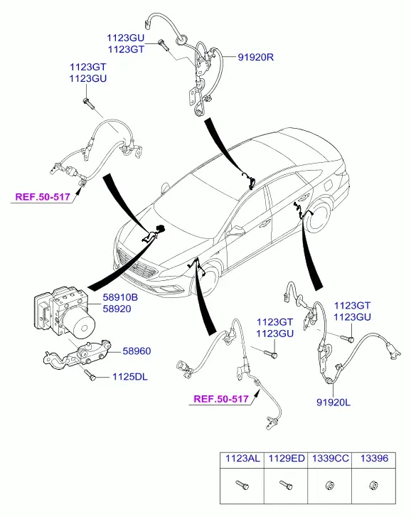 ABS Hydraulic Unit diagram