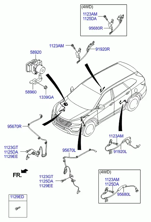 ABS Hydraulic Unit diagram