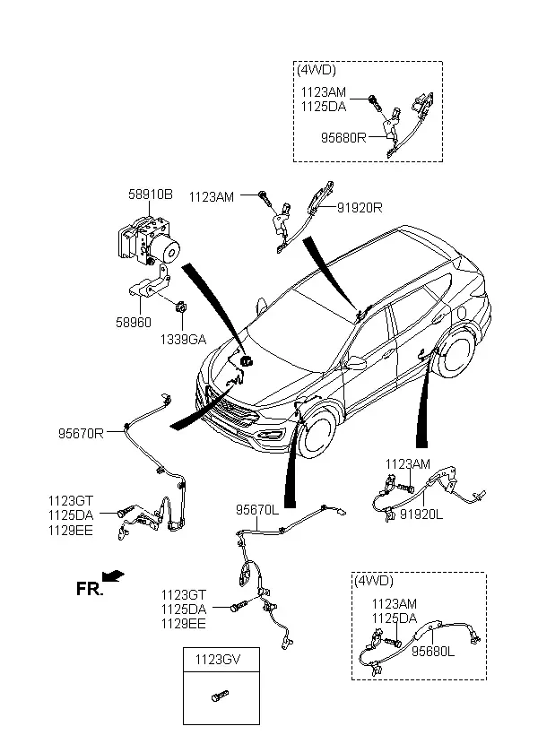 ABS Hydraulic Unit diagram