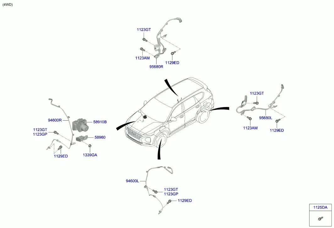 ABS Hydraulic Unit diagram