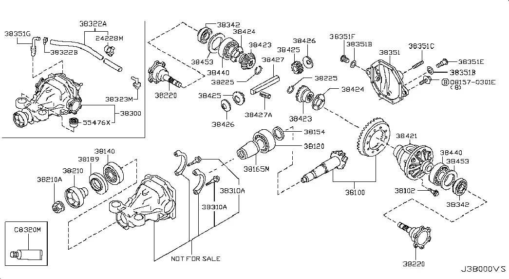 Rear Axle Final Drive diagram