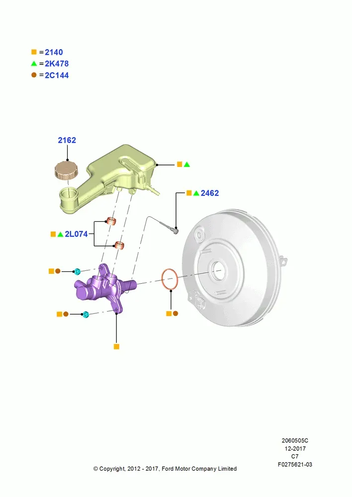 Brake Master Cylinder diagram