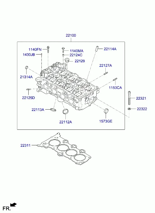 Cylinder Head diagram
