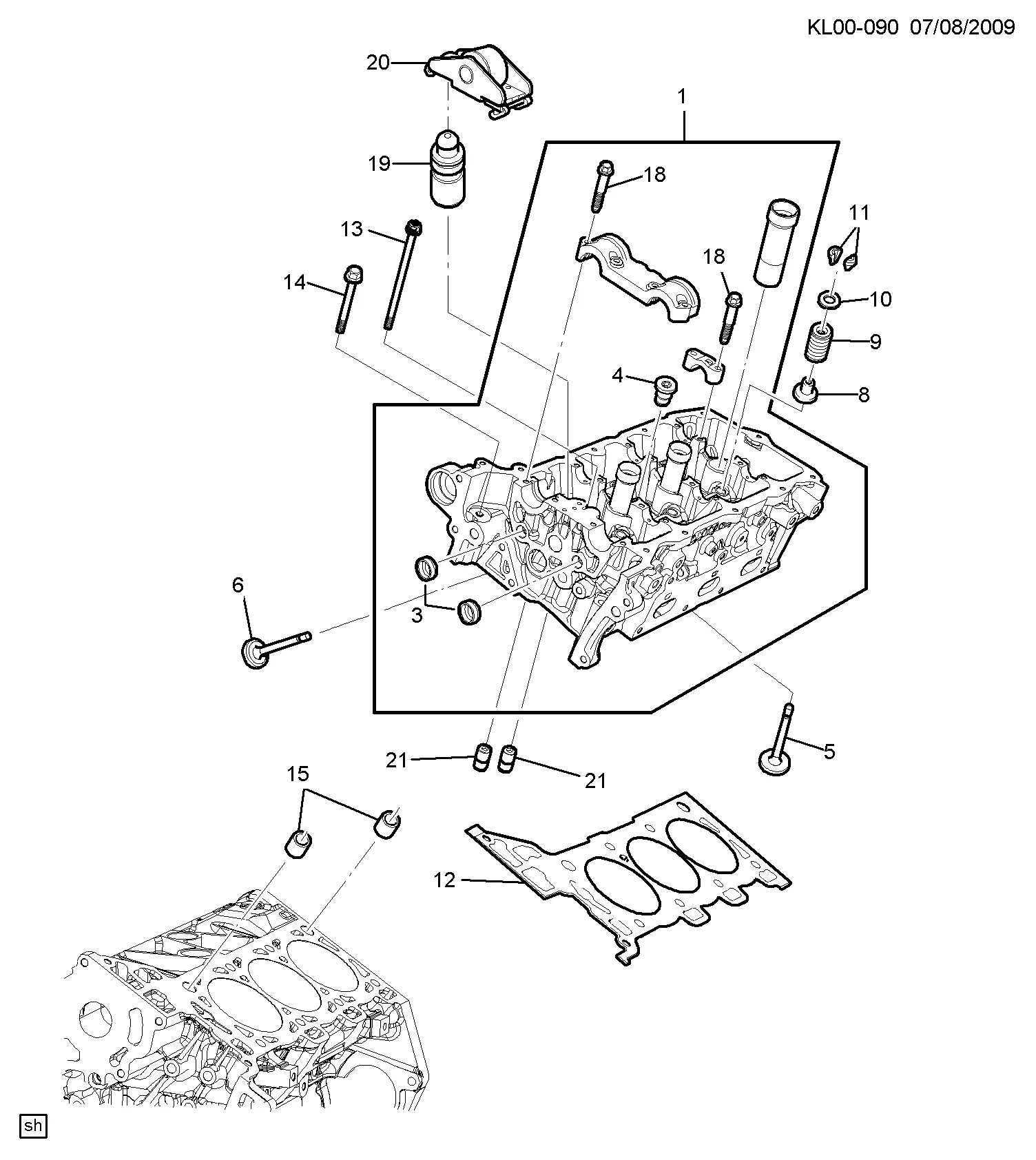 Cylinder Head diagram
