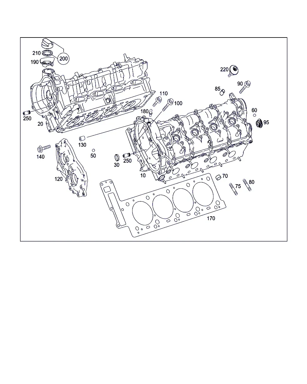 Cylinder head diagram