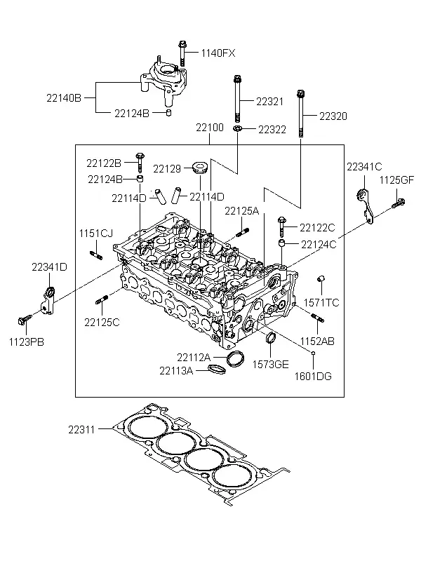 Cylinder Head diagram