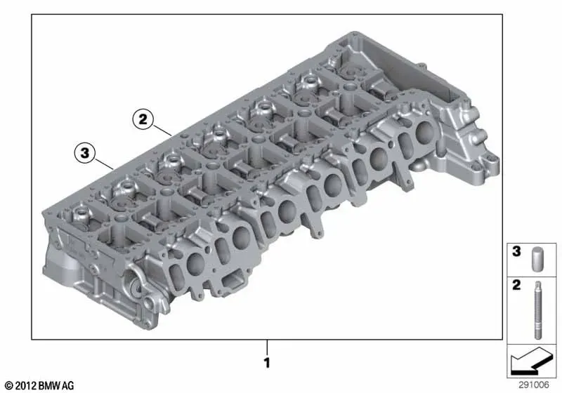 Cylinder head diagram