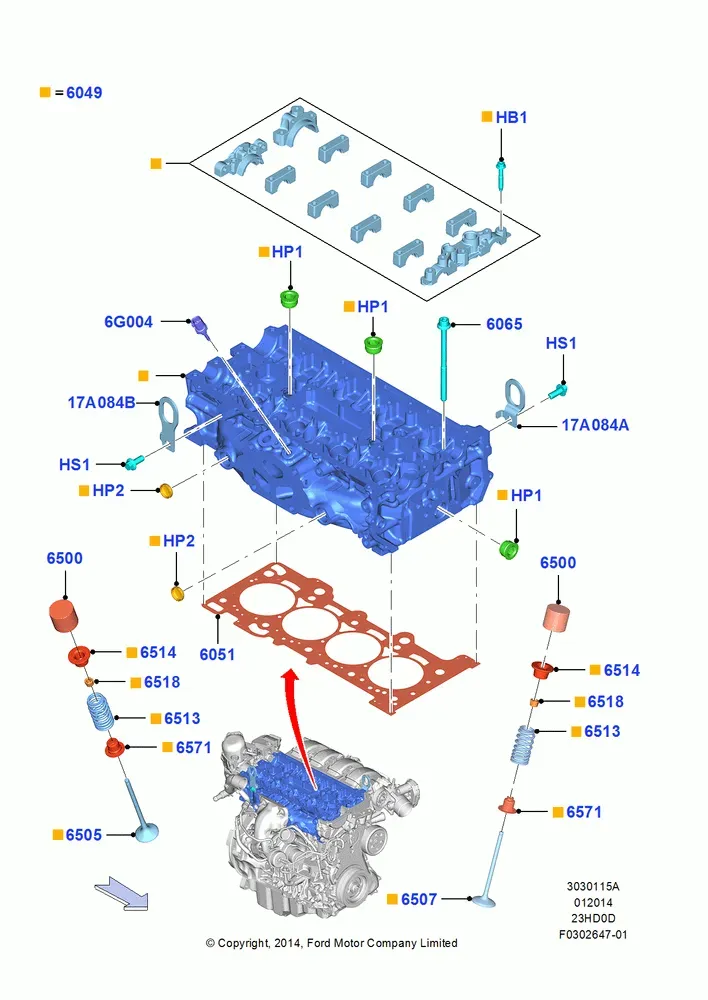 Cylinder Head diagram