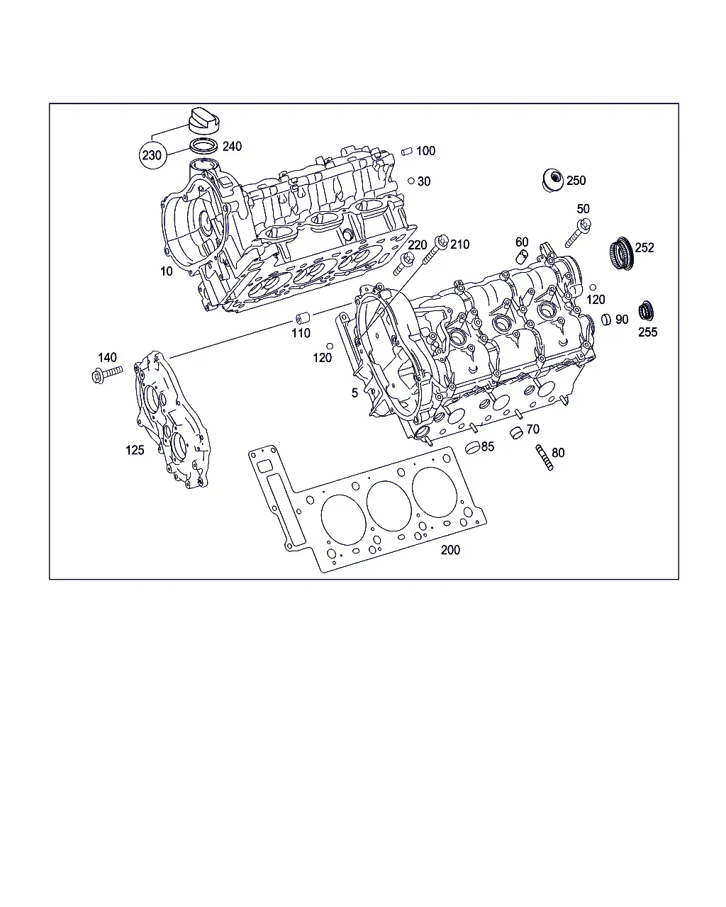 Cylinder Head and Gasket Set diagram