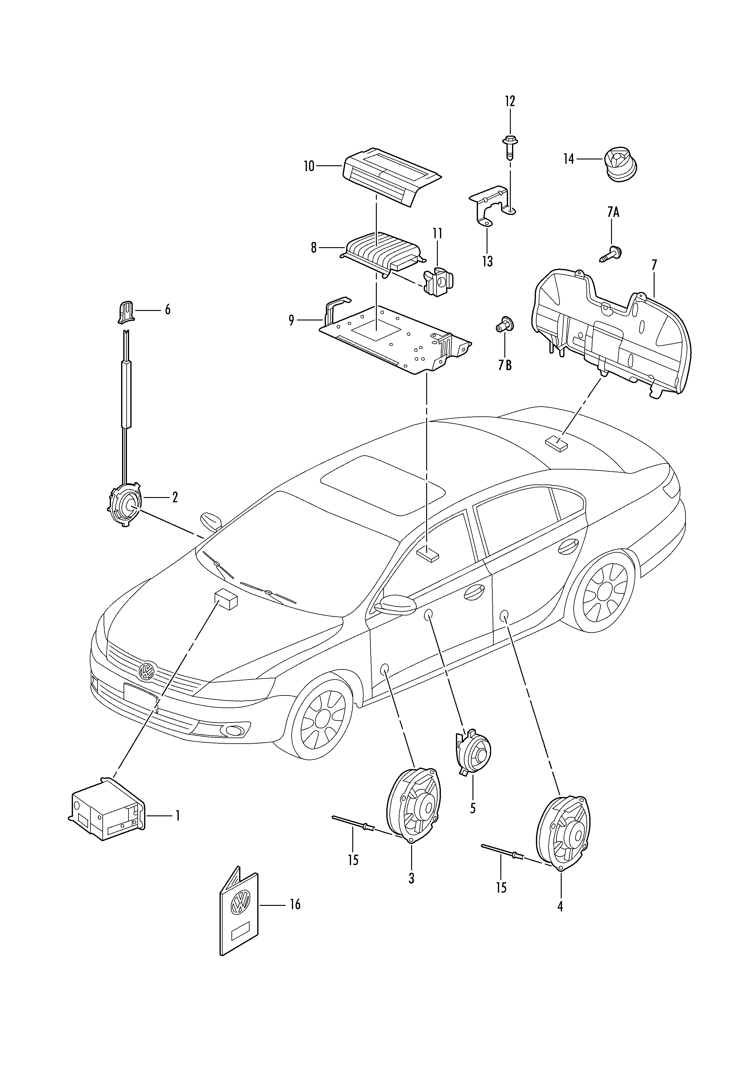 Head unit diagram