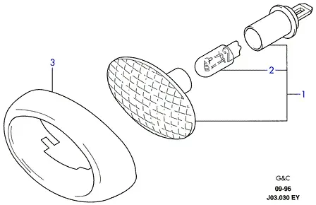 Side turn signal lamp diagram