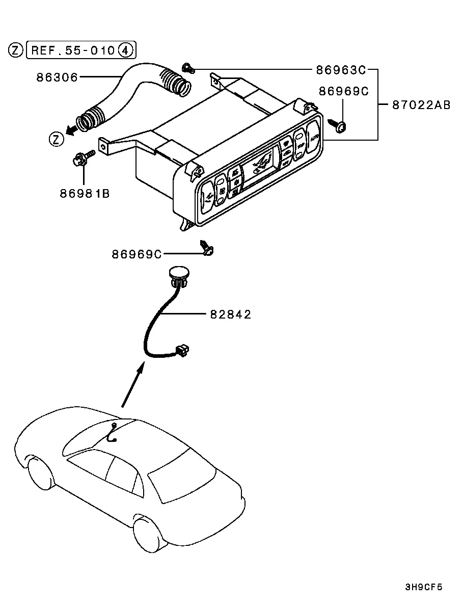 Heater control unit diagram