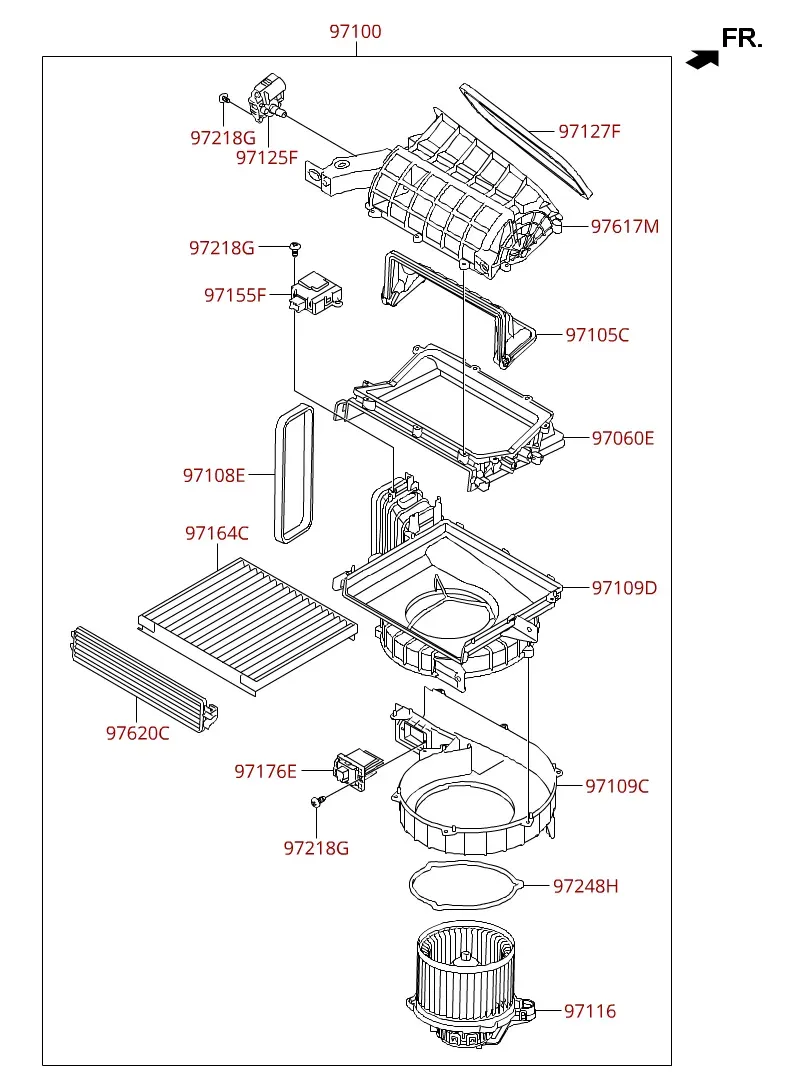 Blower unit diagram