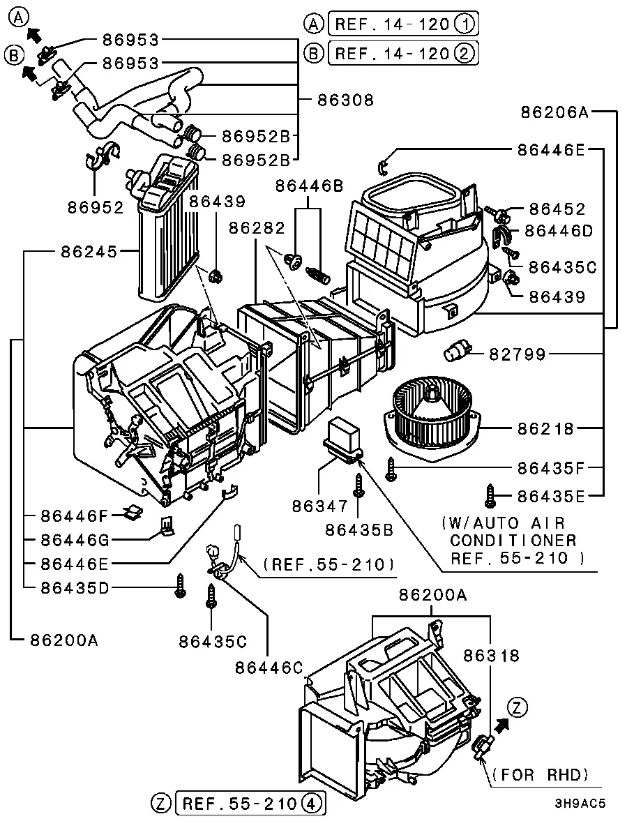 Heater unit diagram