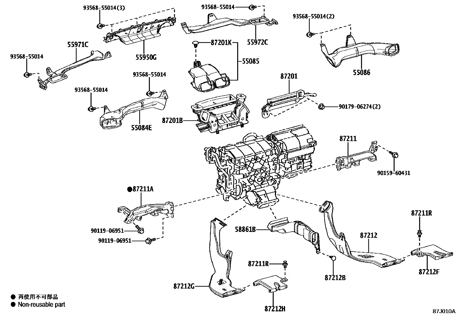 Ventilation and heating system diagram