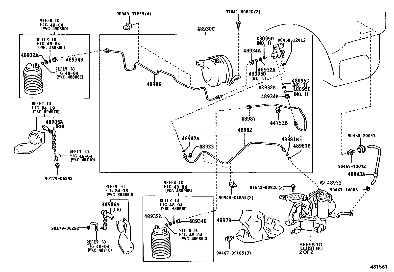 Height control system diagram