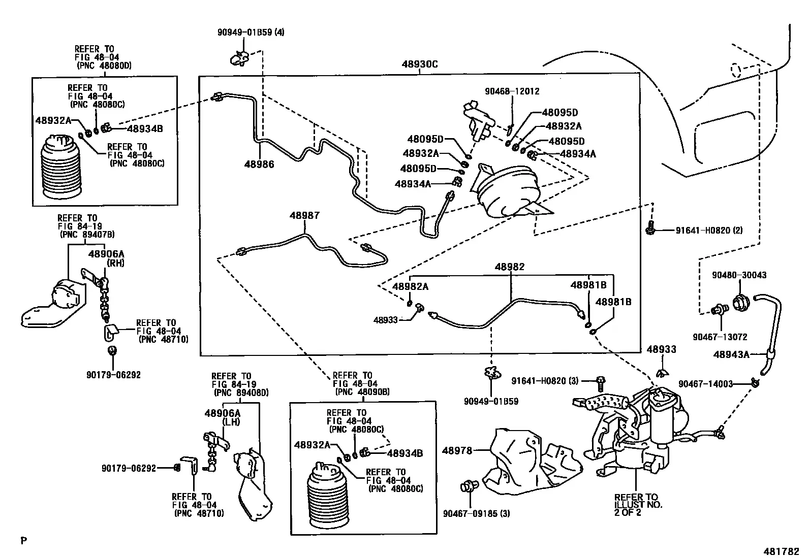 Height control system diagram