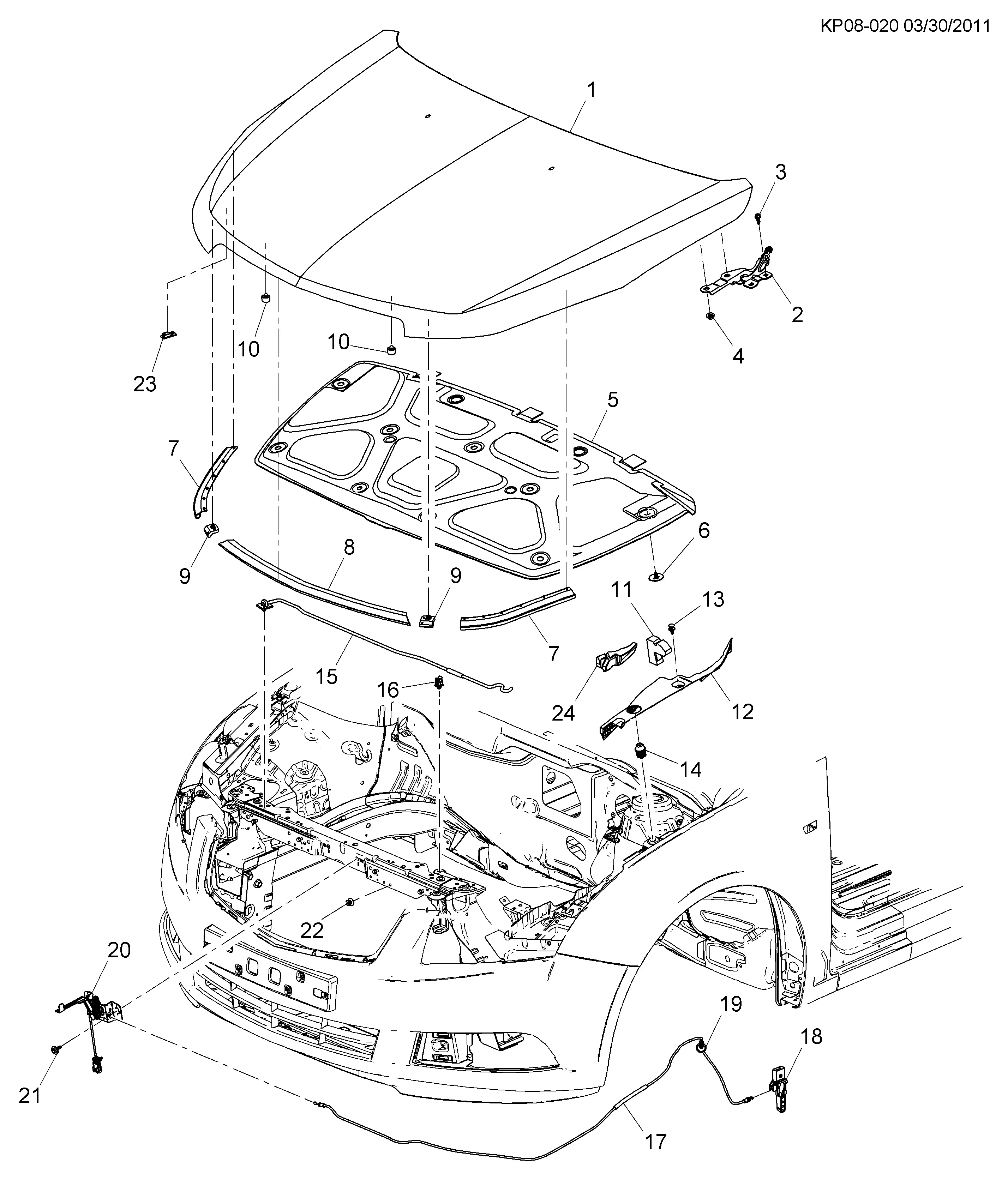 Hood diagram