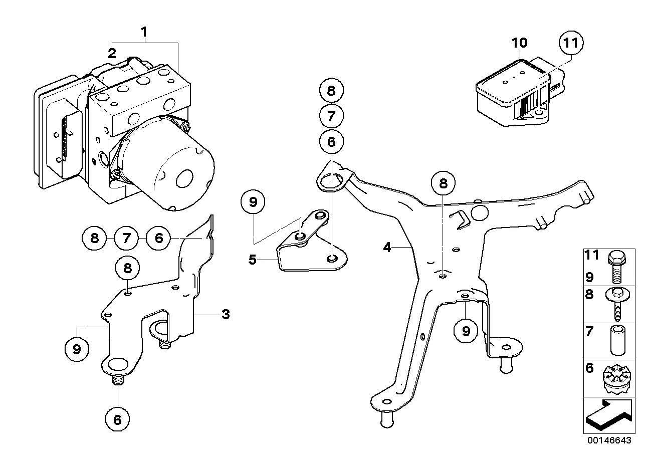 DXC hydraulic unit diagram