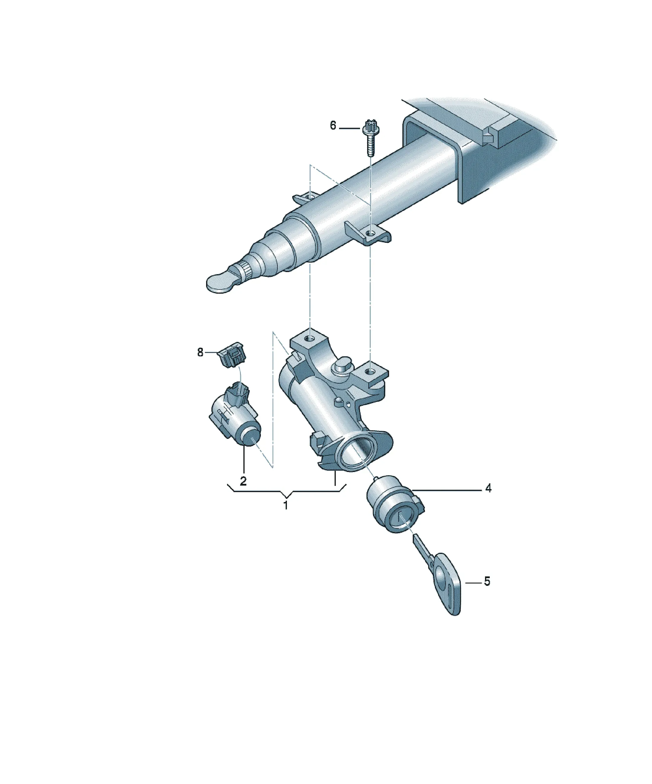 Ignition lock diagram