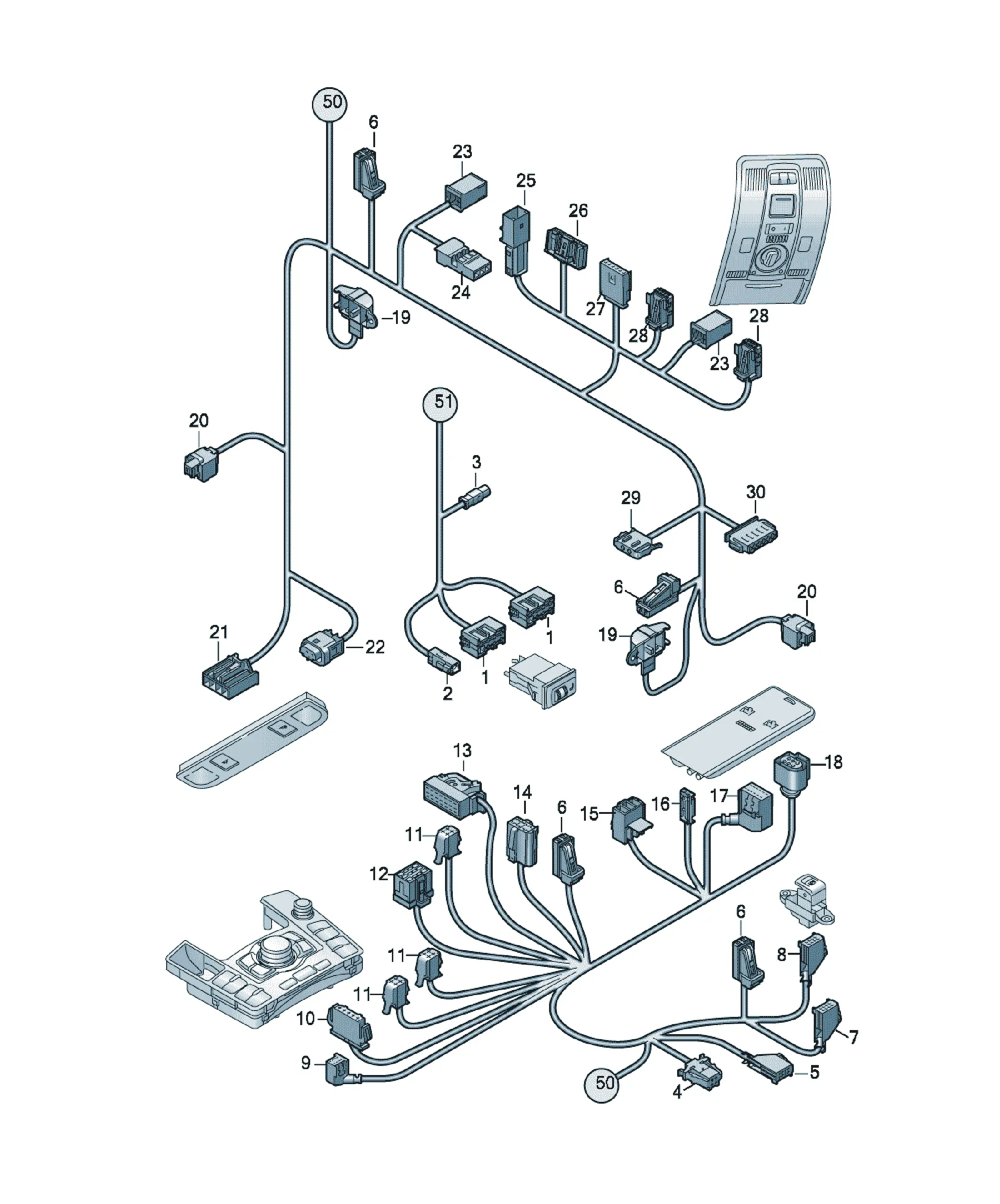 Electrical connectors diagram