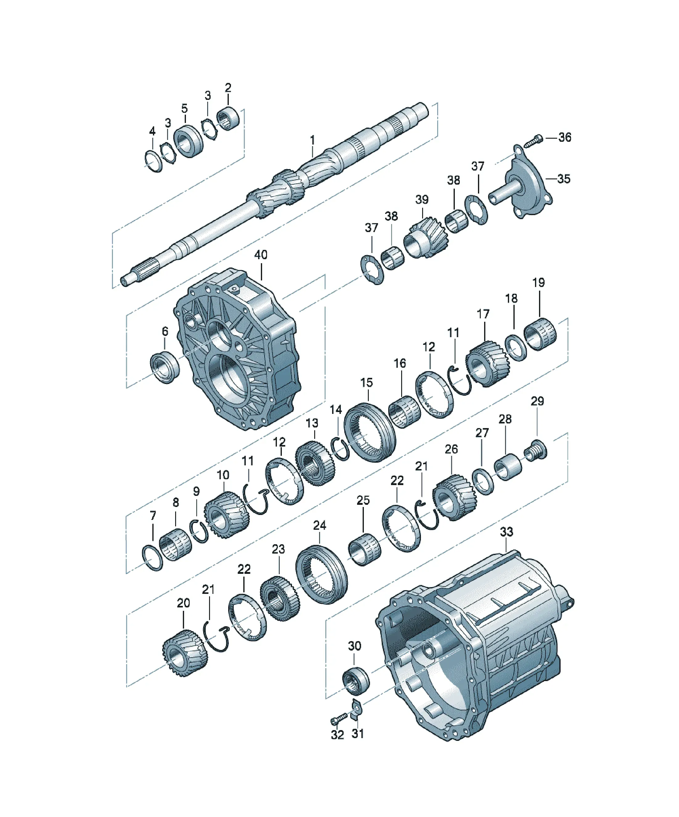 Input shaft diagram