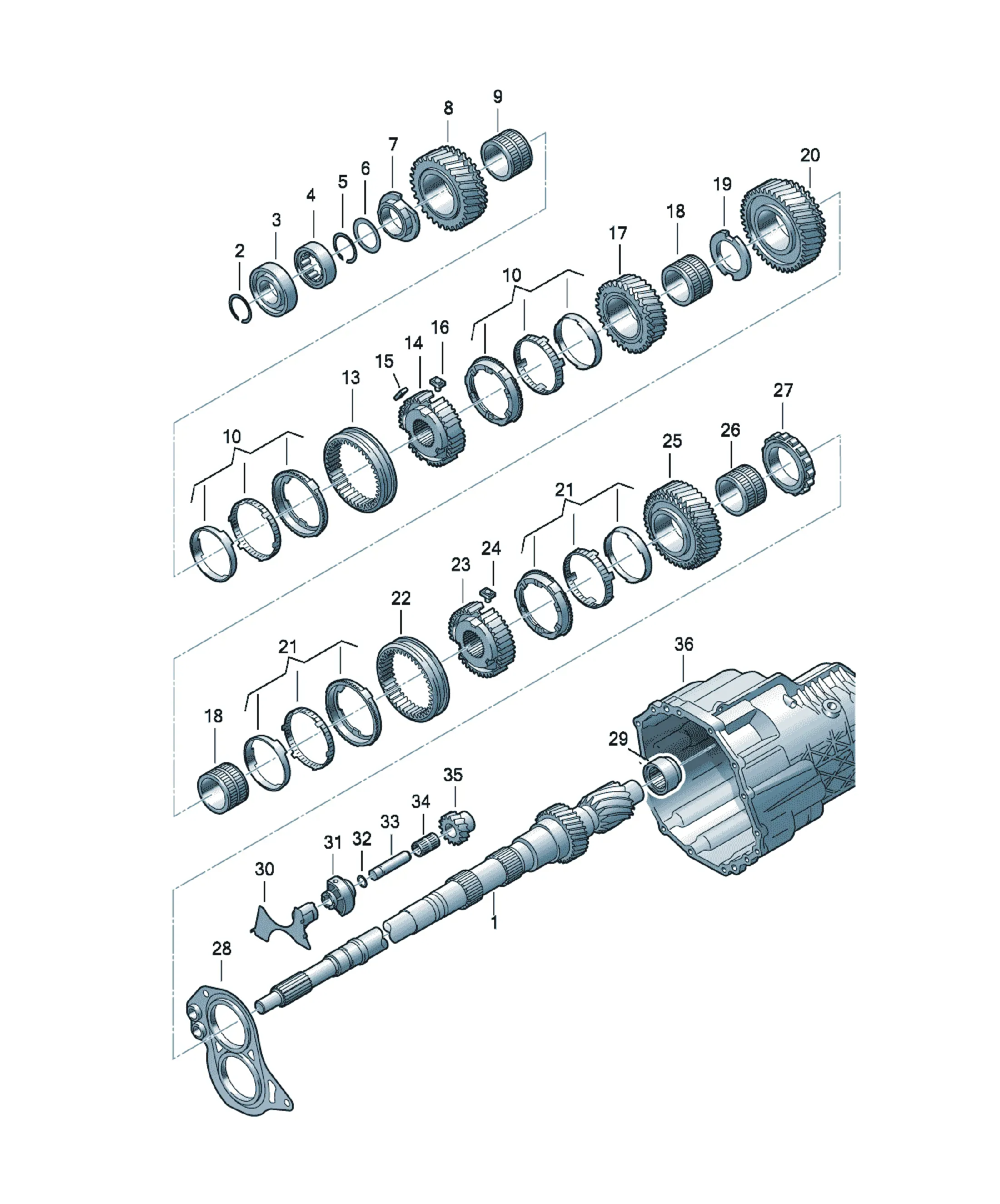 Input shaft diagram
