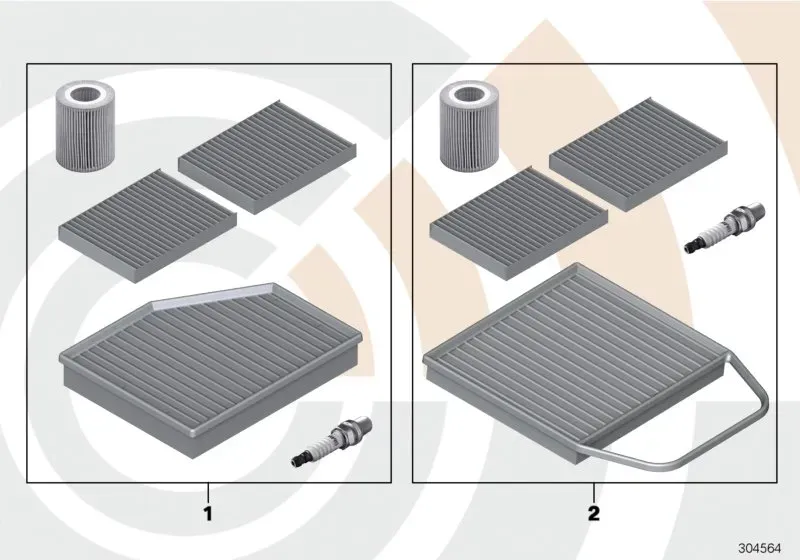 Maintenance kit II diagram