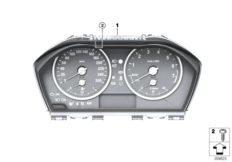 Instrument cluster diagram