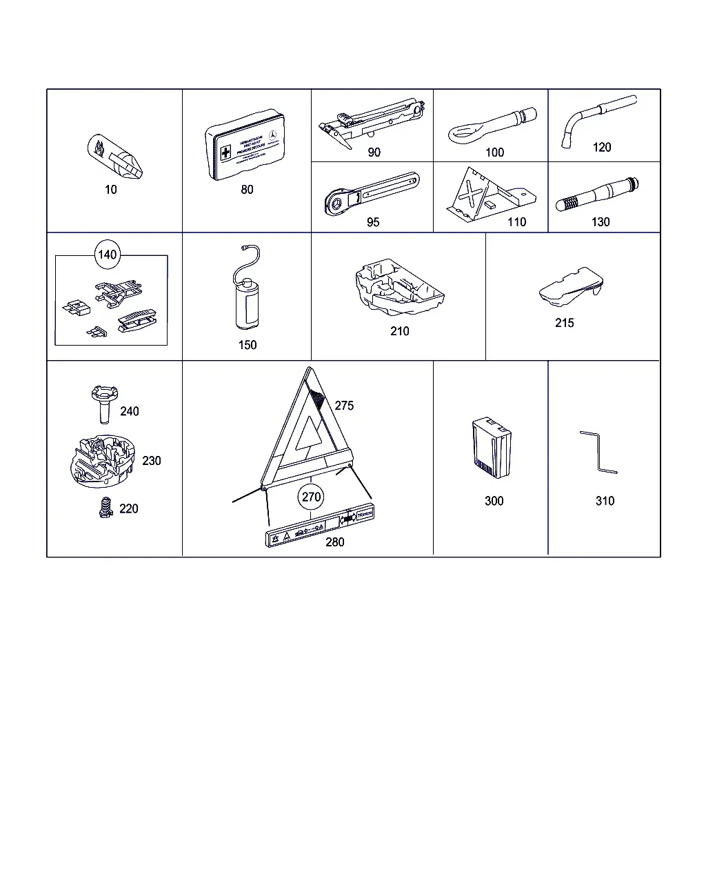Tools and Accessories diagram