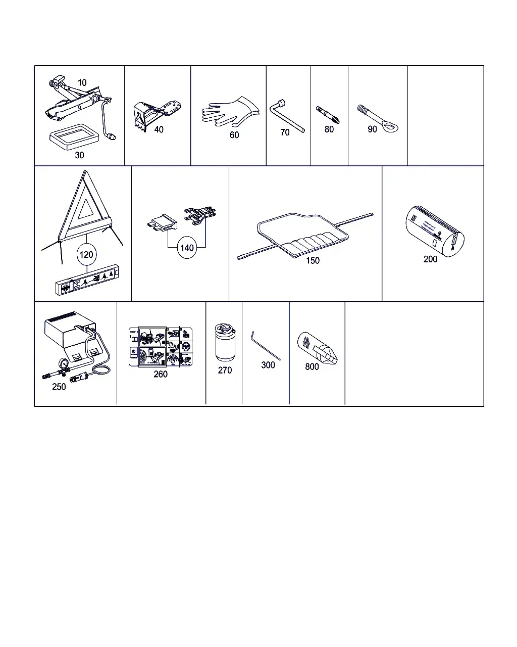 Tools and Accessories diagram