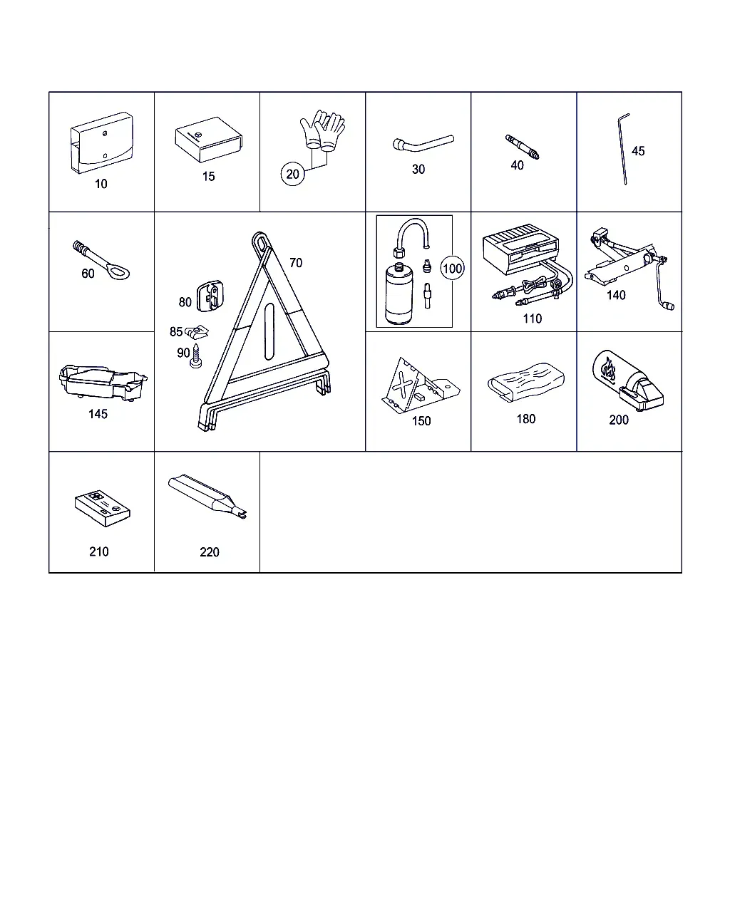 Tools and Accessories diagram